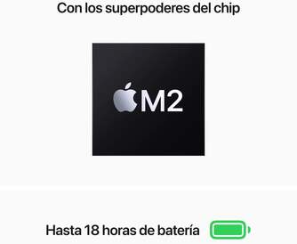 PORTATIL APPLE MACBOOK AIR M2 16/256GB 13%%%quot; SILVER