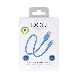 CABLE DCU USB C a USB A 1M 2.0 AZUL