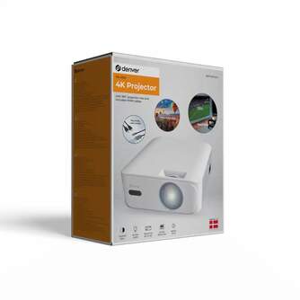 PROYECTOR DENVER PR-4300 400ANSI 4K HDMI/USB-A