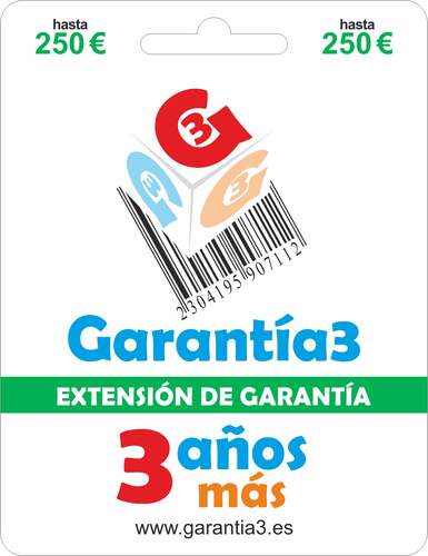 Extension de garantia hasta 250€