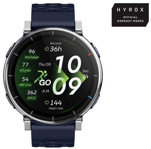 Smartwatch Amazfit Active 3 Premium NFC Atlas Blue - 1,3", GPS y mapas offline, 12 d&iacute;as autonom&iacute;a