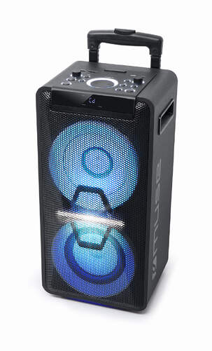 Altavoz Muse M-1920 - DJ, BT, USB, lector CD, 300W, microfono y mando a distancia incluidos