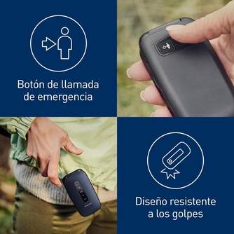 SENIORPHONE PANASONIC KXTU550EXC AZUL 4G