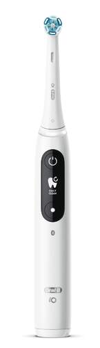 Cepillo Dental OralB IO 7W Blanco - 5 Modos Limpieza, Sensor presión, App Gratuita Seguimiento