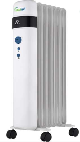 Radiador Fluido Ecológico Bastilipo R-EcoFluid-7 - 1000W, 7 Elementos, WiFi