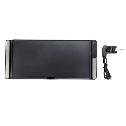 Asadora Jata JEGR1245 - 2200 W, 50,8 x 25,4 cm, bandeja recojegrasa, asa de toque frio