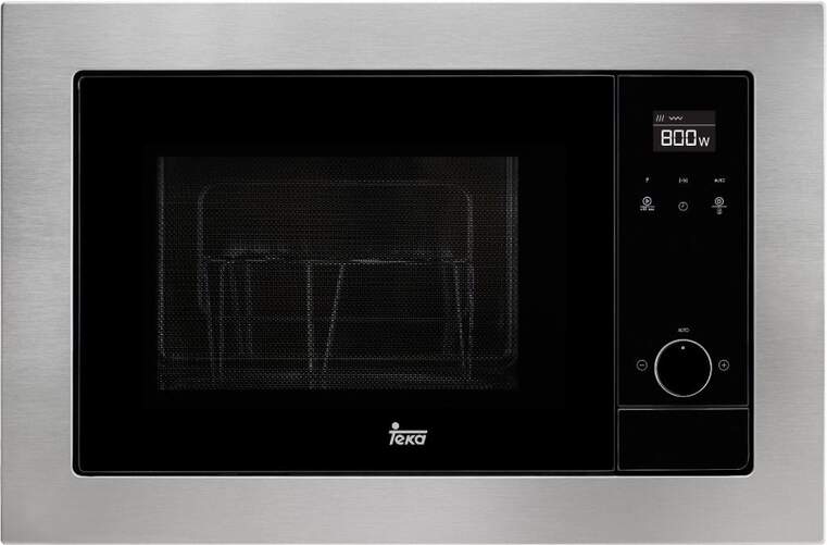 Microondas Integrable Teka MS620BIS Negro - 20 Litros, 700W, 5 Programas, Grill 1000W, Marco Inox