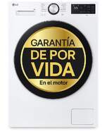 Lavadora LG F2X50S8TLC - 8kg, 1200 rpm, Clase A-30%, TurboWash360, Vapor, Fondo 535 mm, Blanco