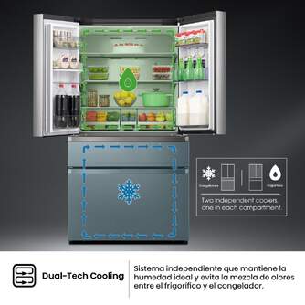 FRI. HISENSE RF749N4SWSE 179x92 FD NF INOX DISP ME