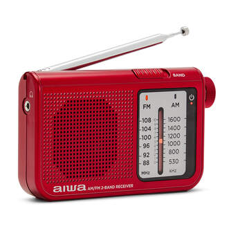RADIO PORTATIL AIWA RS55RD AM/FM ALTAVOZ ROJO