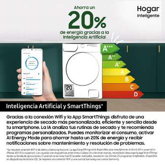 SECADORA SAMSUNG DV90F09F4SU3 9K BC DSP GRAFITO