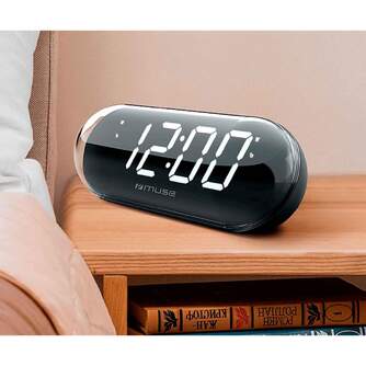 RADIO RELOJ MUSE M-19 GL FM/AM NEGRO
