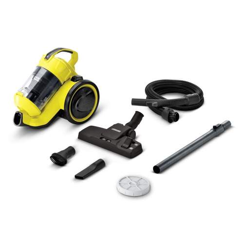 Aspirador Karcher VC 3 - 700W, Sin Bolsa, 76 dB, Filtro HEPA 12, Accesorios