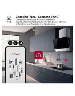 ENCIM. LG CBIZ3035B 80CM 4F ZONA FLEX INDUCCION