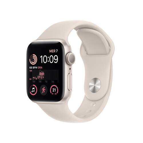 Apple Watch SE (2 Gen) 40mm Starlight - Retina 1000 Nits, GPS, Sensores Deportivos, Chip S8