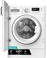 Lavadora Integrable Hisense WF3M841BWIES - 8 kg, Clase A, 1400 rpm, Inverter, Blanco