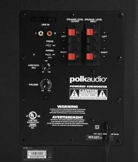 ALTAVOCES POLK TL-1600 BLACK 5,1 100W