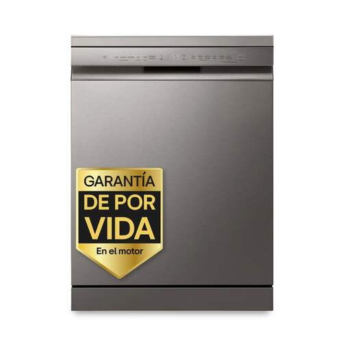 Lavavajillas LG DF355FP - Direct Drive, Tecnolog&iacute;a Inverter, 3&ordf; Bandeja, QuadWash, Con Display
