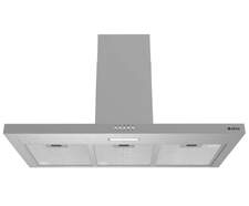 Campana decorativa Artica ALINE90BI  - 90 cm, 400 m3/h, Luz LED, 3 Velocidades, Clase B, Inox