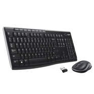 Combo Teclado + Rat&oacute;n Inal&aacute;mbricos Logitech MK270 - Teclado Num&eacute;rico, Antisalpicaduras