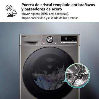 LVD. LG F4WR7010AGS 10K 1400R INOX STEAM  WIFI