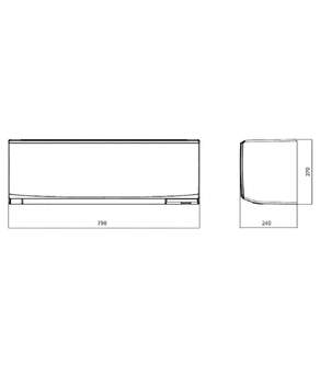 ACON.SPLIT FUJITSU ASY25KJ A    2150F WIFI BLANCO