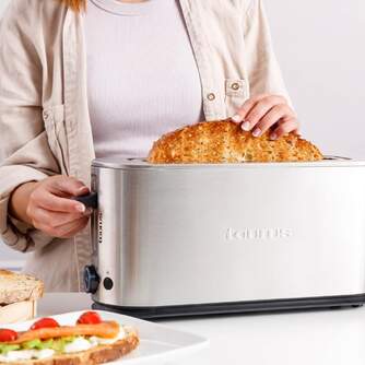 TOST. TAURUS MY TOAST LEGEND 1R LARGA INOX 1000W