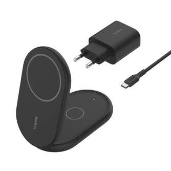 CARGADOR BELKIN QI2 15W DOS DISPOSITIVOS NEGRO