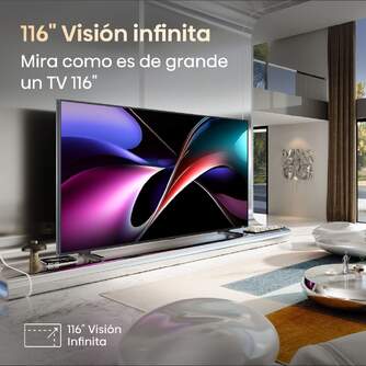 TV HISENSE 116%%%quot; 116UXQ UHD RGBMINILED SMARTTV 165H