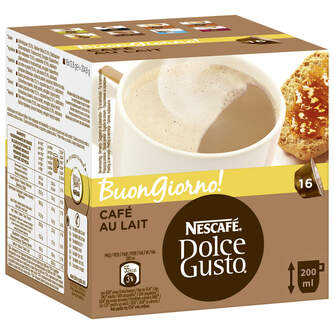 ESTUCHE DOLCE GUSTO CAFE AU LAIT 16CAP