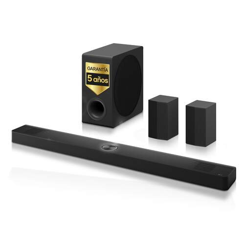 Barra de sonido LG S90TR - 670 W, 7.1.3 canales, Subwoofer 220W, Dolby Atmos, DTS:X