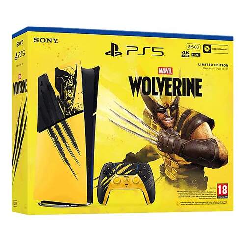 Sony Playstation 5 Chasis E Digital - Edici&oacute;n Limitada Marvels Wolverine