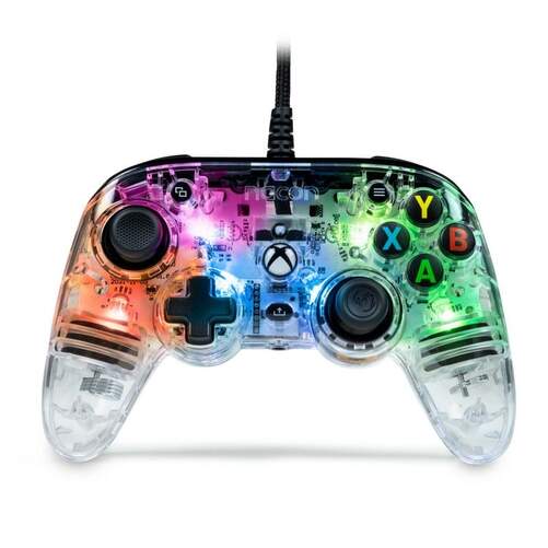 Mando Nacon Pro Compact XBox - Cable, luces RGB