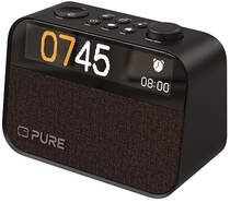 Reloj despertador Pure Moment Negro - Bluetooth 5.3, Radio FM, Dab+, Luz Nocturna