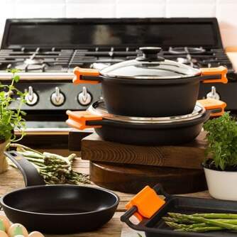 OLLA BRA EFFICIENT 28CM ALTA C/TAPA