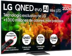 TV LG 85" QNED evo MiniLED 85QNED81B6A - 4K Ultra HD, 4K a7 Gen9, altavoces 20W, HDR10