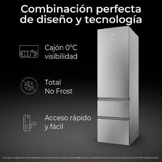 FRICOM. HAIER HTR3620CNMP 205x60 NF INOX 3D 3P