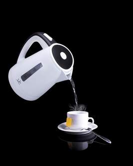 HERVIDOR JATA HA701 1L. 2000W. SIN CABLE, FILTRO EXTRAIBLE, 