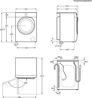 LVD. AEG L6FBI848P 8K 1400R DSP INVERTER CLAS.B
