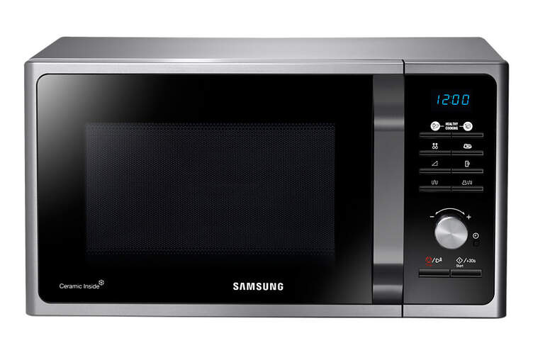 Microondas Samsung MG23F301TAS/EC - 1100W+Grill, 23 Litros, 6 Potencias, Modo ECO, Negro