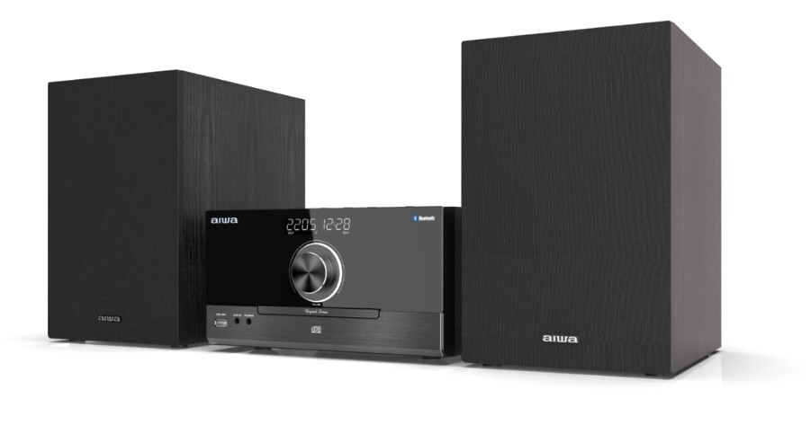 Microcadena Aiwa MSBTU600 - Reproductor CD, USB, con Bluetooth 5.0, 50 W, Radio FM, PLL