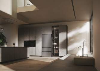 FRI. HAIER HFR7819ENGC 190x83x64 FD NF DISP INOX