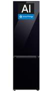 Frigor&iacute;fico Combi Samsung Bespoke AI RB38C7B6A22 - 203 x 60 cm, Cristal negro, Clase A, 387 L