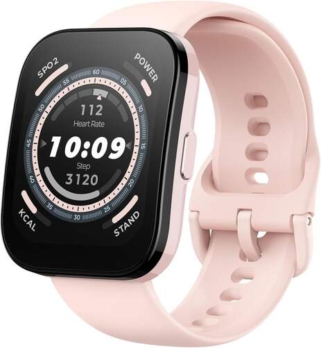 Smartwatch Amazfit Bip 5 - 1,9", Bluetooth 5.2, 300 mAh, IP68, Rosa