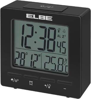 RELOJ DESPERTADOR ELBE RD005N TERMOMETRO