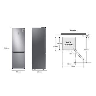 FRICOM. SAMSUNG RB34C775CS9/EF 185x60 NF INOX META