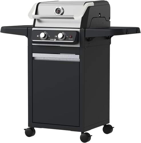Barbacoa Fagor Force Grill 3000W - Hasta 330&ordm;C, grill de 38,3x46 cm, ranura larga para el pan
