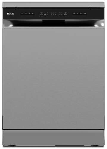 Lavavajillas Artica WASHLINE60EI - 12 Servicios, 6 Programas, Clase E, 60 cm, 49 dB, Inox