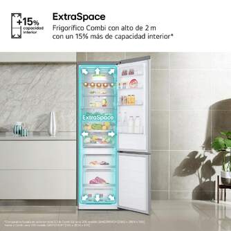 FRICOM. LG GBV7270CPY 203x60 INOX DSP METALFRESH