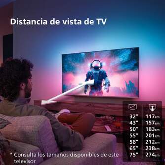 TV PHILIPS 65%%%quot; 65OLED818 UHD OLED EX GOOGLETV AMBI